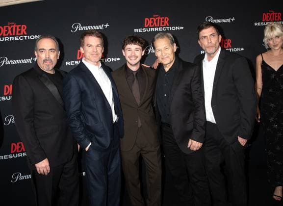 Showtime and Paramount+ s Dexter: Resurrection series premiere Featuring: David Zayas, Michael C. Hall, Jack Alcott, James Remar and Desmond Harrington Where: New York, United States When: 09 Jul 2025 Credit: Janet Mayer INSTARimages.com EDITORIAL USE ONLY. NOT FOR USE BY NEWSPAPERS BASED IN THE UK. Copyright: xx instar54907830