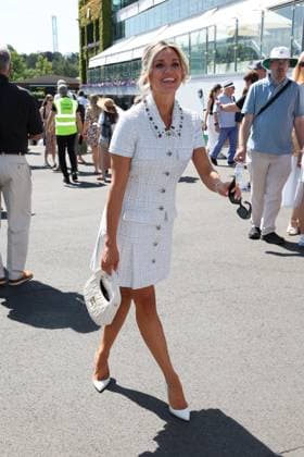 . 10 07 2025. London, United Kingdom. Ashley Roberts arriving on day eleven of the Wimbledon Tennis Championships in London..  xStephenxLockx xi-Imagesx IIM-26093-0002