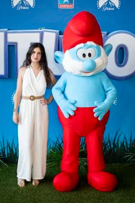 Pitufos Premiere, Madrid, Spain - 9 Jul 2025 Bruna Gonzalez attends to Pitufos Premiere at Kinepolis on July 9, 2025 in Madrid, Spain. (Credit: Miguel Escavias Alfa Images) Pozuelo de Alarcon Kinepolis Madrid Spain Copyright: x x2025xMiguelxEscavias AlfaxImagesx