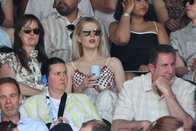 . 10 07 2025. London, United Kingdom. Lucy Boynton in the crowd on day eleven of the Wimbledon Tennis Championships in London..  xStephenxLockx xi-Imagesx IIM-26093-0045