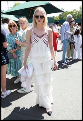 . 10 07 2025. London, United Kingdom. Actress Lucy Boynton arriving on day eleven of the Wimbledon Tennis Championships in London..  xStephenxLockx xi-Imagesx IIM-26093-0069