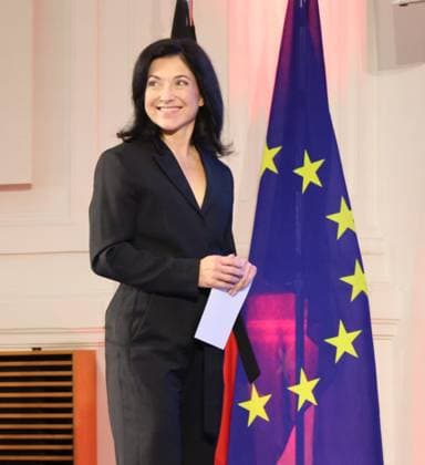 News Themen der Woche KW28 Bundesministerin Katherina Reiche 10.07.2025, Germany, Berlin, Bundesministerium fuer Wiirtschaft, Bundesministerin Katherina Reiche beim Start Up Preis Startup-Factory Berllin Berlin Germany *** Federal Minister Katherina Reiche 10 07 2025, Germany, Berlin, Federal Ministry of Economics, Federal Minister Katherina Reiche at the Start Up Prize Startup Factory Berlin Germany