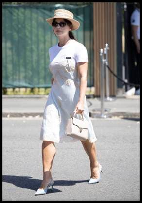 . 10 07 2025. London, United Kingdom. Actress Jenna Coleman on day eleven of the Wimbledon Tennis Championships in London..  xStephenxLockx xi-Imagesx IIM-26093-0075