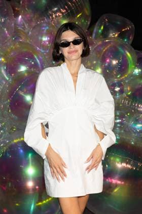 Alisa Volskaya au défilé Germanier Haute Couture Automne Hiver 2025 2026 dans le cadre de la Fashion Week de Paris PFW , Palais de Tokyo, France, le 10 Juillet 2025 Jeremy Melloul Bestimage Celebs arrive at the Germanier Haute Couture Fall Winter 2025 2026 show as part of Paris Fashion Week PFW , in Paris, France, on July 7, 2025 Paris France  Copyright: xJeremyxMelloulx xBestimagexJeremyxMelloulx xBestimagex