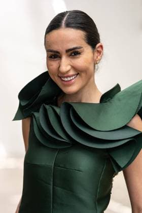 PFW - Rami Al Ali Front Row Diala Makki attends the Rami Al Ali Haute Couture Fall Winter 2025-2026 show, as part of Paris Fashion Week in Paris, France on July 10, 2025. Rami Al Ali is the first Syrian fashion designer to present a collection ‘officially’ at the Paris Haute Couture week. Photo by Ammar Abd Rabbo ABACAPRESS.COM Paris France  Copyright: xAbdxRabboxAmmar ABACAx