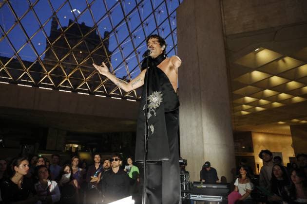 Semi Exclusive Lucky Love La Nuit de la Mode Fashion Week at the Louvre, Paris on 10 July 2025 Marc Ausset Lacroix Bestimage La Nuit de la Mode Fashion Week at the Louvre, Paris on 10 July 2025 Paris France  Copyright: xMarcxAussetxLacroixx xBestimagexMarcxAussetxLacroixx xBestimagex