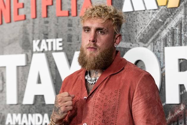 July 11, 2025, Bronx, New York, USA: Jake Paul arrives for Katie Taylor vs Amanda Serrano 3 boxing bout at Madison Square Garden in New York, NY on July 11, 2025 Bronx USA - ZUMAr339 20250711_znp_r339_003 Copyright: xLevxRadinx