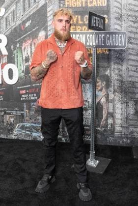 July 11, 2025, Bronx, New York, USA: Jake Paul arrives for Katie Taylor vs Amanda Serrano 3 boxing bout at Madison Square Garden in New York, NY on July 11, 2025 Bronx USA - ZUMAr339 20250711_znp_r339_041 Copyright: xLevxRadinx