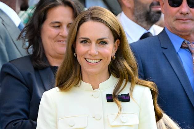Tennis : Wimbledon -2025 - ITF - Tennis - Wimbledon - ITF - Kate Princesse of Wales - GB  Copyright: xChryslenexCaillaudx Pznewsx