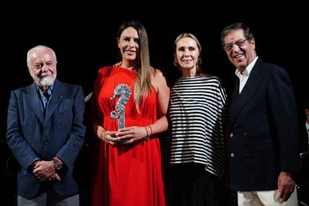 Entertainment Themen der Woche KW28 Ischia Global Film Festival - Karla Sofía Gascon Karla Sofía Gascon attends the final evening of the Ischia Global Film Festival 2025 at the Regina Isabella in Ischia, Italy, on July 13, 2025. Photo by Eugenio Blasio IPA ABACAPRESS.COM Ischia ITALY Italy  Copyright: xIPA ABACAx