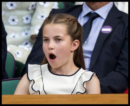 . 13 07 2025. London, United Kingdom. Princess Charlotte in the Royal Box for the Mens Singles Final on the last day of the Wimbledon Tennis Championships in London.  xStephenxLockx xi-Imagesx IIM-26103-0240