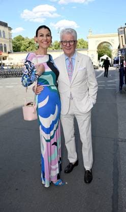 Marcel Reif mit Frau Prof. Dr. Marion Kiechle Klassik am Odeonsplatz mit Unterstützung von Mercedes-Benz in München am 13.Juli 2025