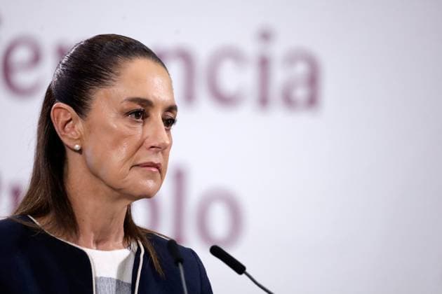 Mexico™s President Claudia Sheinbaum Holds Briefing Mexico™s President Claudia Sheinbaum Pardo said that the statements made by Ovidio Guzman s defense attorney were disrespectful and that they would sue him for defamation during a briefing conference at National Palace. on July 14, 2025 in Mexico City, Mexico. Mexico City CDMX Mexico Copyright: xLuisxBarronx