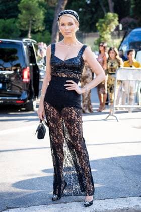 Guests outside of the Dolce & Gabbana fashion show at Foro Romano in Rome, Italy, on 14 July 2025. Guests outside of the Dolce & Gabbana fashion show at Foro Romano in Rome, Italy, on 14 July 2025., Credit:Stefano Costantino TTL Avalon Italy, Rome  Copyright: xStefanoxCostantinoxTTLx xAvalonx 1022123390