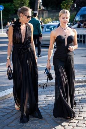 Guests outside of the Dolce & Gabbana fashion show at Foro Romano in Rome, Italy, on 14 July 2025. Guests outside of the Dolce & Gabbana fashion show at Foro Romano in Rome, Italy, on 14 July 2025., Credit:Stefano Costantino TTL Avalon Italy, Rome  Copyright: xStefanoxCostantinoxTTLx xAvalonx 1022123462
