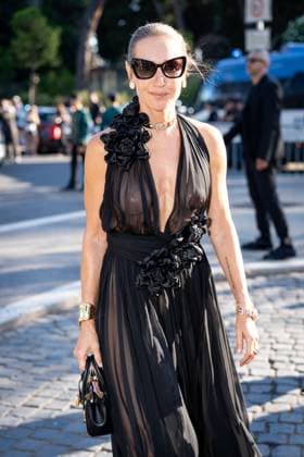 Guests outside of the Dolce & Gabbana fashion show at Foro Romano in Rome, Italy, on 14 July 2025. Guests outside of the Dolce & Gabbana fashion show at Foro Romano in Rome, Italy, on 14 July 2025., Credit:Stefano Costantino TTL Avalon Italy, Rome  Copyright: xStefanoxCostantinoxTTLx xAvalonx 1022123466