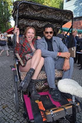 Jella Haase, Yasin El Harrouk bei der SchwarzeSchafe Premiere im Kino in der Kulturbrauerei in Berlin am 15.07.2025