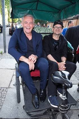 Robert Lohr, Milan Peschel bei der SchwarzeSchafe Premiere im Kino in der Kulturbrauerei in Berlin am 15.07.2025