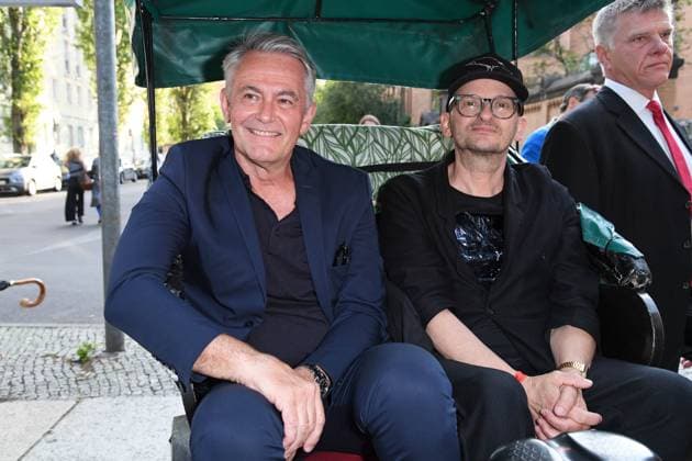 Robert Lohr, Milan Peschel bei der SchwarzeSchafe Premiere im Kino in der Kulturbrauerei in Berlin am 15.07.2025