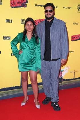 Norah Estelle Martha Malachowski, Yasin El Harrouk bei der SchwarzeSchafe Premiere im Kino in der Kulturbrauerei in Berlin am 15.07.2025