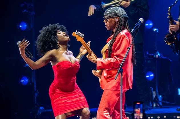 Bilder des Jahres 2025, Entertainment 07 Juli Music Concert - NILE RODGERS & CHIC - Tour 2025 NILE RODGERS &amp; CHIC during NILE RODGERS & CHIC - Tour 2025, Music Concert in Rome, Italy, July 15 2025 Rome Auditorium Parco della Musica Ennio Morricone Roma Italy Copyright: xTommasoxNotarangelox xLiveMediax LPM_1959546