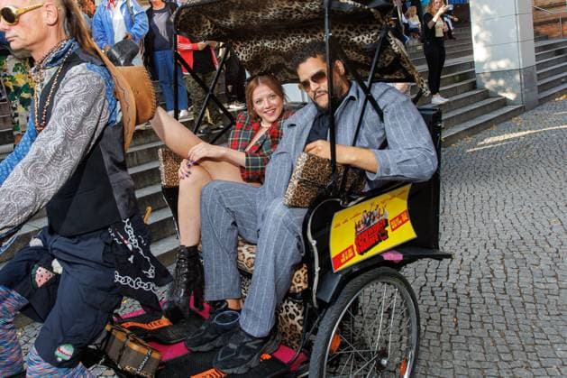 Premiere - SchwarzeSchafe Jella Haase und Yasin Harrouk bei der Premiere zu SchwarzeSchafe im Kino in der Kulturbrauerei am 15.07.2025 in Berlin. Copyright: xEventpressxKochanx