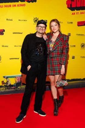 Premiere - SchwarzeSchafe Milan Peschel und Jella Haase bei der Premiere zu SchwarzeSchafe im Kino in der Kulturbrauerei am 15.07.2025 in Berlin. Copyright: xEventpressxKochanx