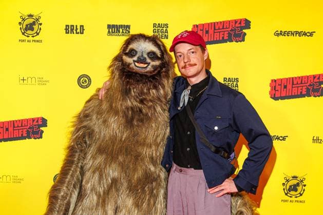 Premiere - SchwarzeSchafe Merlin Sandmeyer bei der Premiere zu SchwarzeSchafe im Kino in der Kulturbrauerei am 15.07.2025 in Berlin. Copyright: xEventpressxKochanx