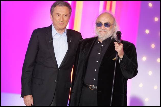 MICHEL DRUCKER & DEMIS ROUSSOS - ENREGISTREMENT DE L EMISSION VIVEMENT DIMANCHE PARIS France *** MICHEL DRUCKER DEMIS ROUSSOS RECORDING VIVEMENT DIMANCHE PARIS France  Copyright: xGuillaumexGaffiot BestimagexGuillaumexGaffiot Bestimagex