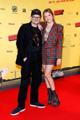 Milan Peschel und Jella Haase bei der Premiere des Kinofilms Schwarze Schafe im Kino in der KulturBrauerei. Berlin, 15.07.2025
