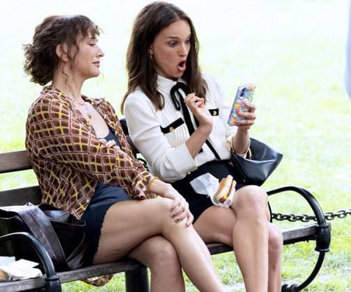 Natalie Portman On Location with Good Sex Featuring: Natalie Portman, Rashida Jones Where: New York, New York, United States When: 15 Jul 2025 Credit: Janet Mayer INSTARimages.com EDITORIAL USE ONLY. NOT FOR USE BY NEWSPAPERS BASED IN THE UK. Copyright: xx instar54920779