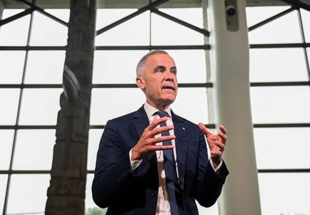 July 17, 2025, Gatineau, Qc, Canada: p>Prime Minister Mark Carney ahead of the First Nations Summit at the Canadian Museum of History in Gatineau, Que., on Thursday, July 17, 2025. Gatineau Canada  - ZUMAc35_ 20250717_zaf_c35_010 Copyright: xSpencerxColbyx
