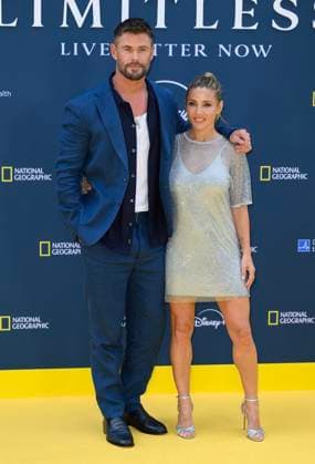Limitless: Live Better Now Premiere - London Chris Hemsworth and Elsa Pataky attending the Limitless: Live Better Now premiere in London, UK, on July 17, 2025. Photo by Stuart Hardy ABACAPRESS.COM London London United Kingdom  Copyright: xStuartxHardy ABACAPRESS.COMx