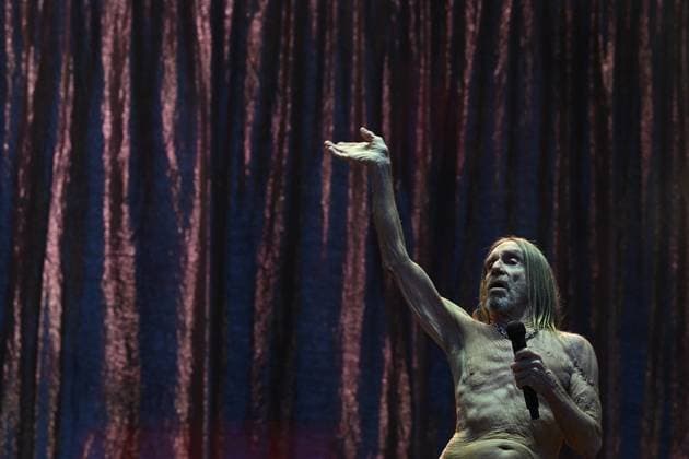 American singer, musician, songwriter Iggy Pop performs during the second day of the 22nd international music festival Colours of Ostrava in Ostrava, Czech Republic, on July 17, 2025. (CTKxPhoto JaroslavxOzana) CTKPhotoP2025071802997  CTKPhotoP2025071802997