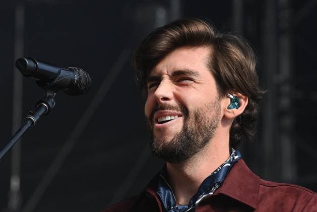 Spanish singer Alvaro Soler performs during the second day of the 22nd international music festival Colours of Ostrava in Ostrava, Czech Republic, on July 18, 2025. (CTKxPhoto JaroslavxOzana) CTKPhotoP2025071806409  CTKPhotoP2025071806409