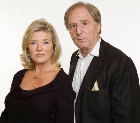 Jutta Speidel , Guenther Maria Halmer, Photocall for TV movie Oh Tannenbaum at Anglo-German Club , Hamburg, Germany J. Carstensen WENN 1620963.jpg