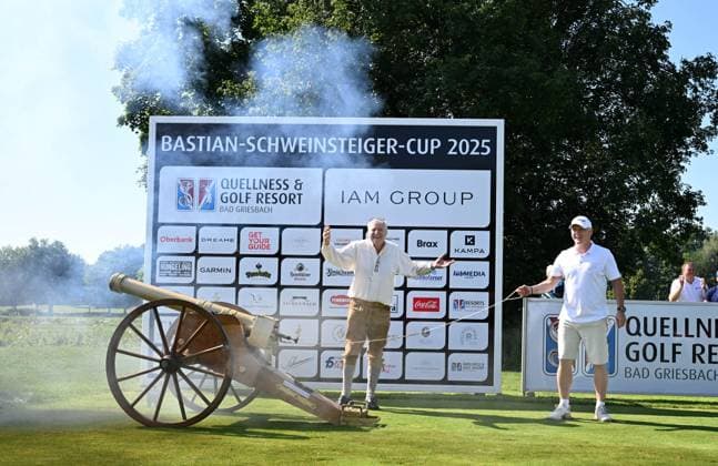 Bilder des Jahres 2025, Entertainment 07 Juli Bastian Schweinsteiger - 2 .Bastian-Schweinsteiger-Cup im Quellness & Golf Resort in Bad Griesbach , 19. Juli 2025 *** Bastian Schweinsteiger 2 Bastian Schweinsteiger Cup at the Quellness Golf Resort in Bad Griesbach , July 19, 2025