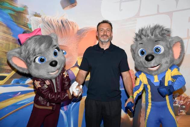 abb Jan-Ole Gerster mit Maeuse Figuren zu Gast auf dem blauen Teppich bei der Kino Film Premiere von Grand Prix of Europa im Kino in der Kulturbrauerei am 20.Juli 2025 in Berlin Berlin Deutschland