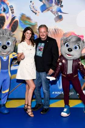 abb Miriam Mack und Michael Mack Ehepaar zu Gast auf dem blauen Teppich bei der Kino Film Premiere von Grand Prix of Europa im Kino in der Kulturbrauerei am 20.Juli 2025 in Berlin Berlin Deutschland