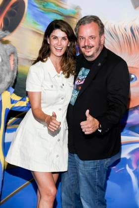 abb Miriam Mack und Michael Mack Ehepaar zu Gast auf dem blauen Teppich bei der Kino Film Premiere von Grand Prix of Europa im Kino in der Kulturbrauerei am 20.Juli 2025 in Berlin Berlin Deutschland