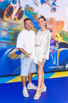 Premiere - Grand Prix of Europe Henning Merten und Denise Merten (Denise Kappes) bei der Premiere von Grand Prix Of Europe im Kino in der Kulturbrauerei am 20.07.2025 in Berlin. Copyright: xEventpressxKochanx