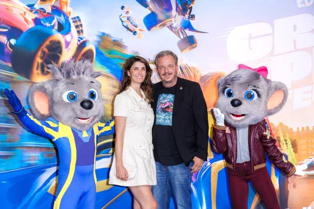 Premiere - Grand Prix of Europe Miriam Mack und Michael Mack bei der Premiere von Grand Prix Of Europe im Kino in der Kulturbrauerei am 20.07.2025 in Berlin. Copyright: xEventpressxKochanx