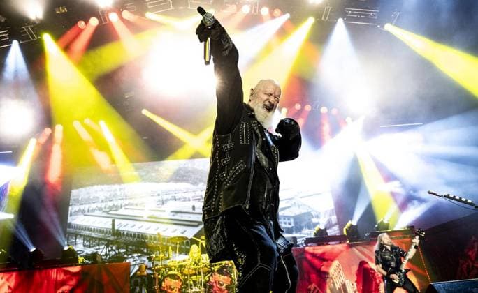 Bilder des Jahres 2025, Entertainment 07 Juli Judas Priest in Oberhausen ** NUR FÜR REDAKTIONELLE ZWECKE ** EDITORIAL USE ONLY **<p>Die britische Heavy Metal Band Judas Priest spielt am 20. Juli 2025 im Rahmen ihrer Invincible Shield -Tour in der Rudolf-Weber-Arena in Oberhausen. Deutschland Nordrhein Westfalen Oberhausen Copyright: SebastianxKonopka *** Judas Priest in Oberhausen FOR EDITORIAL PURPOSES ONLY EDITORIAL USE ONLY p The British heavy metal band Judas Priest will play on July 20, 2025 as part of their Invincible Shield Tour at the Rudolf Weber Arena in Oberhausen Germany North Rhine-Westphalia Oberhausen Copyright SebastianxKonopka Copyright: SebastianxKonopka doc81lemwivfteh2776nvz ,EDITORIAL USE ONLY