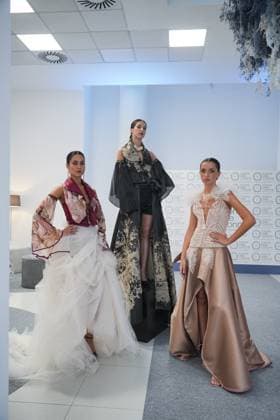 Rome, Rome Fashion Show Haute Couture 2025. The second edition of the prestigious Rome Fashion Show featured fashion ambassadors and cadets, with a special focus on sustainability, tradition, and innovation.  Copyright: xBarbaraxAmendolax xipa-agency.netx xBarbaraxAmendolax IPA_Agency_IPA60659656