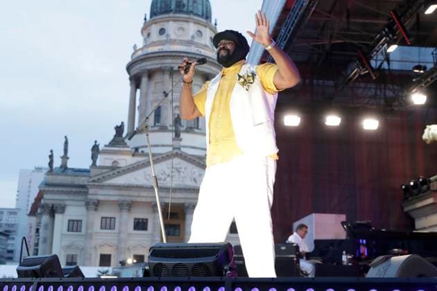 Bilder des Jahres 2025, Entertainment 07 Juli 20.07.2025, Gregory Porter, Sänger, beim Classic open Air 2025, in Berlin, Gendarmenmarkt, Berlin Deutschland, Germany *** 20 07 2025, Gregory Porter, singer, at the Classic open Air 2025, in Berlin, Gendarmenmarkt, Berlin Germany, Germany