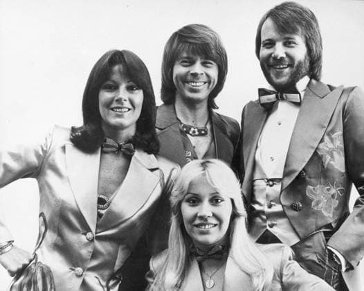 Popmusikgruppe ABBA 1972 - 1982 17. Februar 1978 - London, England, Vereinigtes Königreich - die erfolgreichste Popgruppe seit den Beatles, ABBA; ANNI FRID LYNGSTAD, BJÖRN ULVAEUS, ANNA FALTSKOG und BENNY ANDERSSON. London England United Kingdom *** Pop music group ABBA 1972 1982 17 February 1978 London, England, United Kingdom the most successful Pop group since the Beatles, ABBA Anni Frid LYNGSTAD, Björn ULVAEUS, Anna Faltskog and Benny Andersson London England United Kingdom  Copyright: xUnitedxArchivesx xkpaxKeystonex 19780217_mab_k09_613 !ACHTUNG AUFNAHMEDATUM GESCHÄTZT!