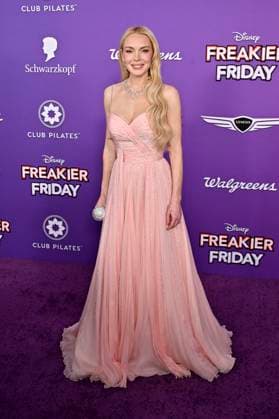 Lindsay Lohan bei der Weltpremiere des Kinofilms Freakier Friday im El Capitan Theatre. Los Angeles, 22.07.2025 *** Lindsay Lohan at the world premiere of the movie Freakier Friday at the El Capitan Theatre Los Angeles, 22 07 2025 Foto:xD.xStarbuckx xFuturexImagex friday_5862