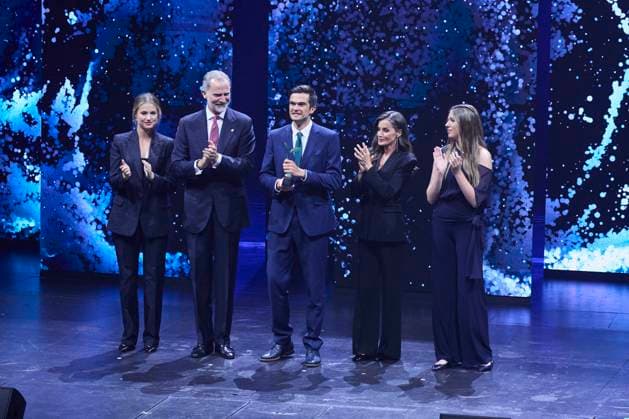 July 23, 2025, Barcelona, Barcelona, Spain: KING FELIPE VI OF SPAIN, QUEEN LETIZIA OF SPAIN, CROWN PRINCESS LEONOR DE BORBON AND PRINCESS SOFIA DE BORBON attend the Princesa de Girona Foundation Awards at Gran Teatro del Liceu Barcelona Spain - ZUMAc260 20250723_zep_c260_002 Copyright: xMikexChicorrox
