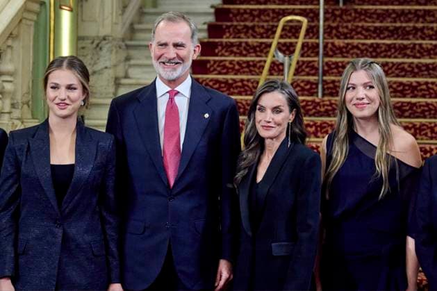 July 23, 2025, Barcelona, Barcelona, Spain: KING FELIPE VI OF SPAIN, QUEEN LETIZIA OF SPAIN, CROWN PRINCESS LEONOR DE BORBON AND PRINCESS SOFIA DE BORBON attend the Princesa de Girona Foundation Awards at Gran Teatro del Liceu Barcelona Spain - ZUMAc260 20250723_zep_c260_005 Copyright: xMikexChicorrox