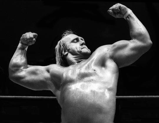 **FILE PHOTO** Hulk Hogan Has Passed Away. Hulk Hogan at Wrestlemania 1 at Madison Square Garden in New York City on March 31, 1985. Photo By Adam Scull PHOTOlink MediaPunch Copyright: xAdamxScullx